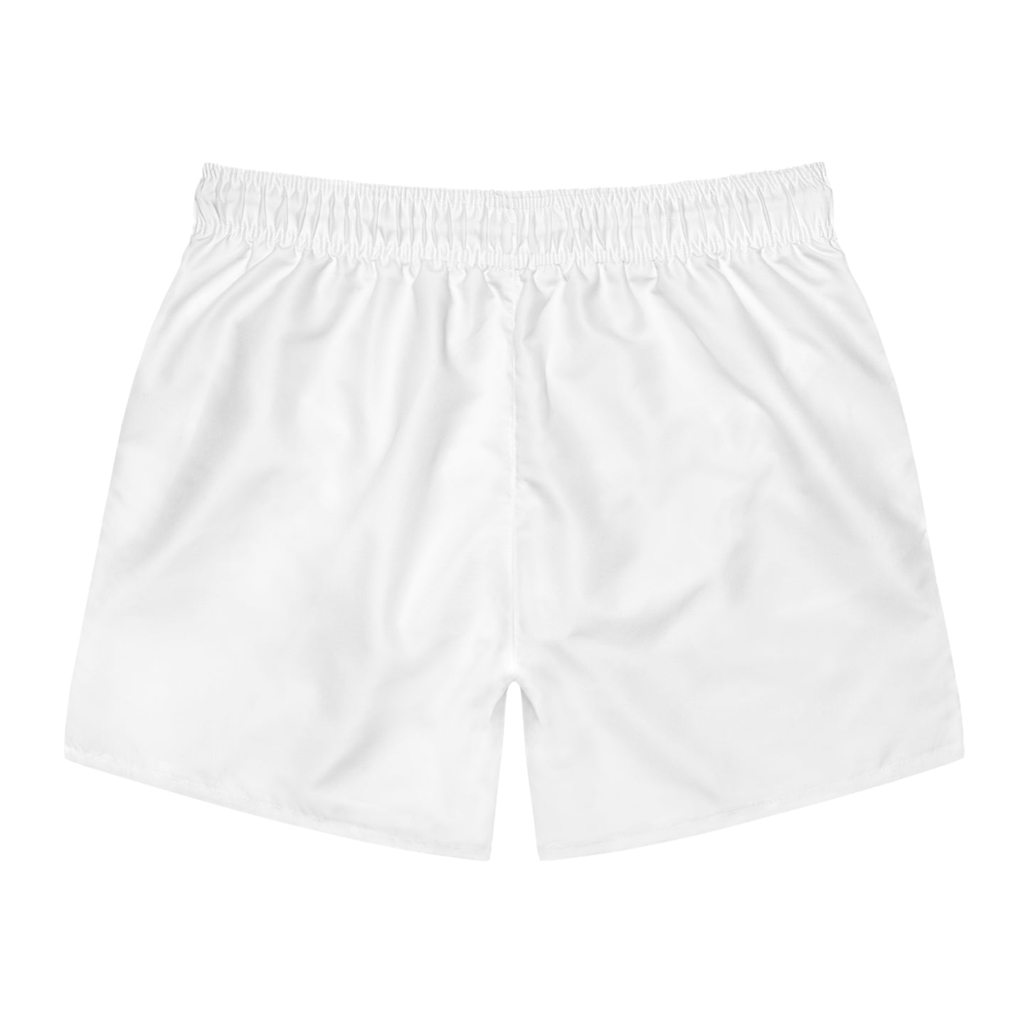 MEN'S 8A WHITE SWIM SHORTS