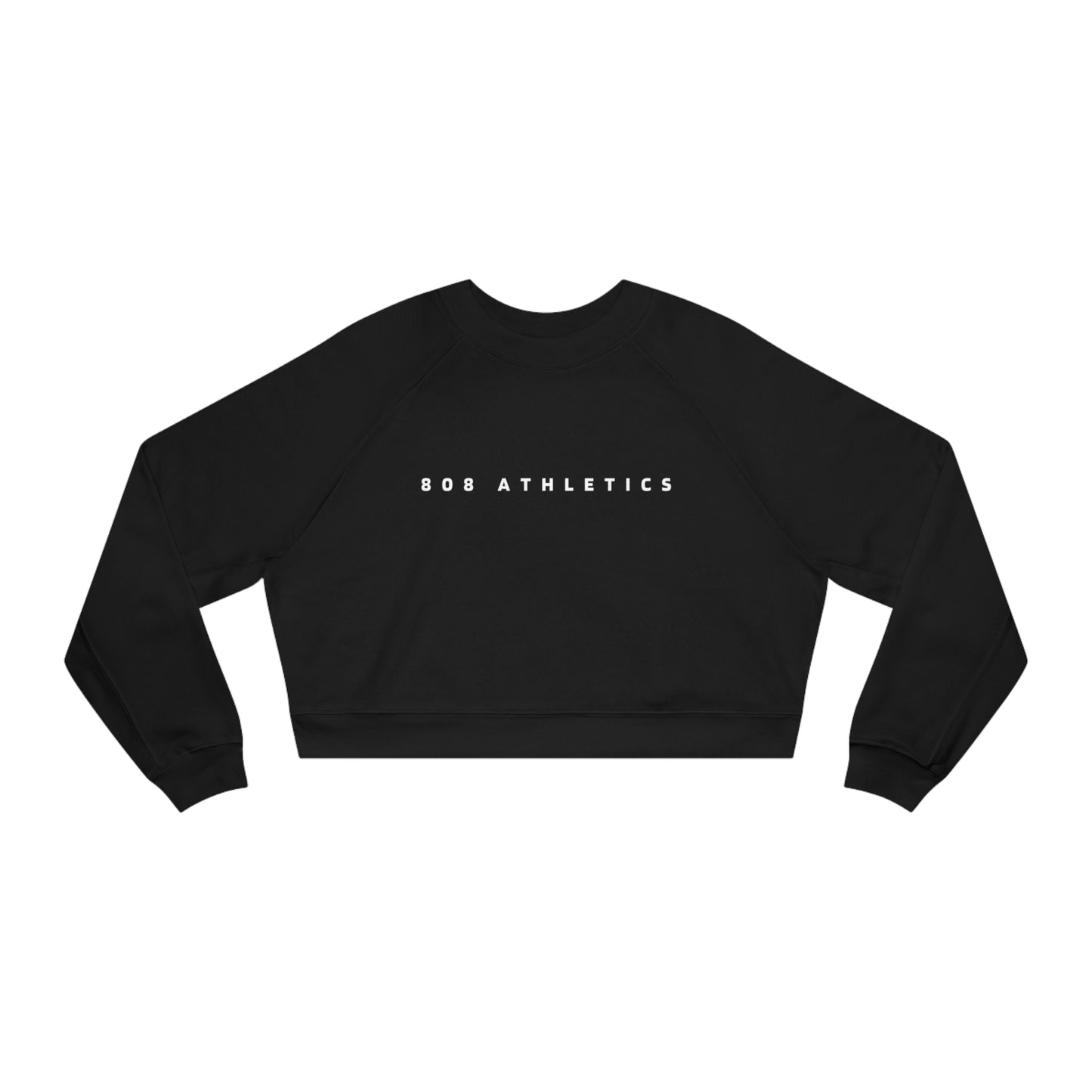 WOMEN'S BLACK CROPPED PULLOVER