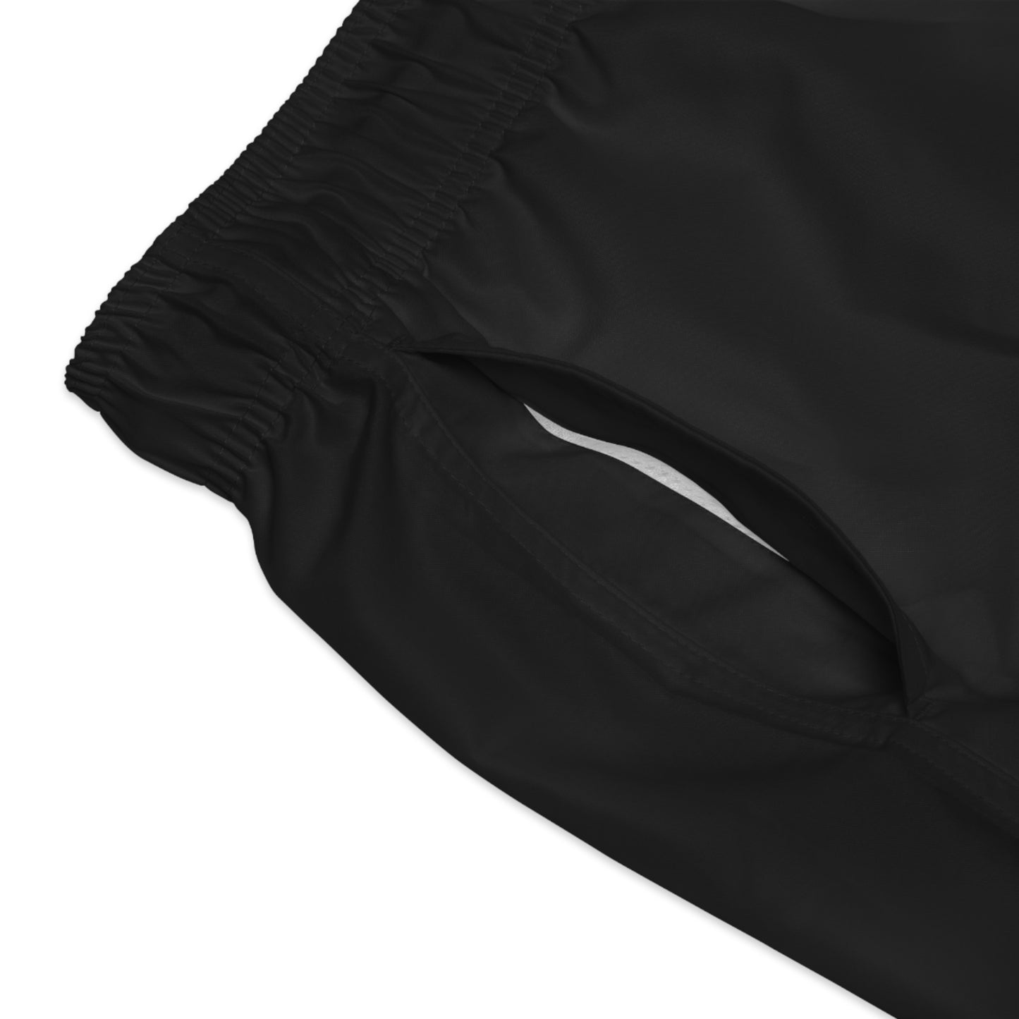 MEN'S 8A BLACK SWIM SHORTS