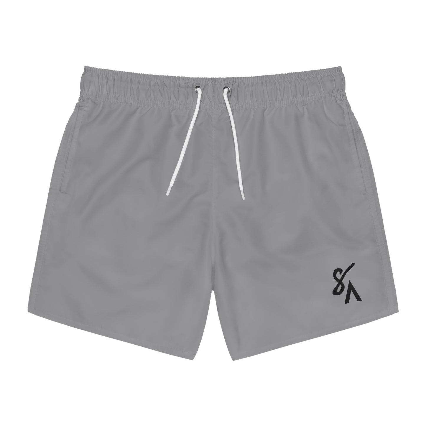 MEN'S 8A LIGHT GREY SWIM SHORTS