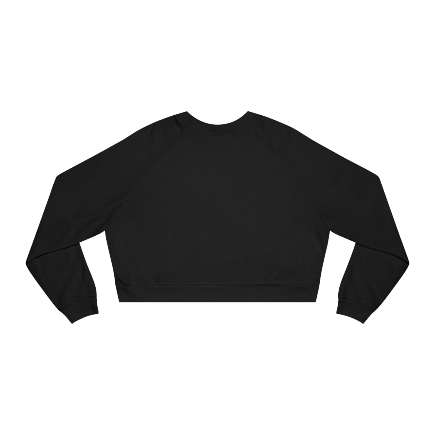 WOMEN'S BLACK CROPPED PULLOVER